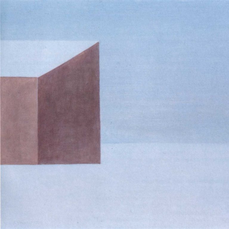 Jakob Bräckle, Rotes Haus, Oel auf Leinwand Jakob Bräckle, Ausstellung, Galerie Kicherer